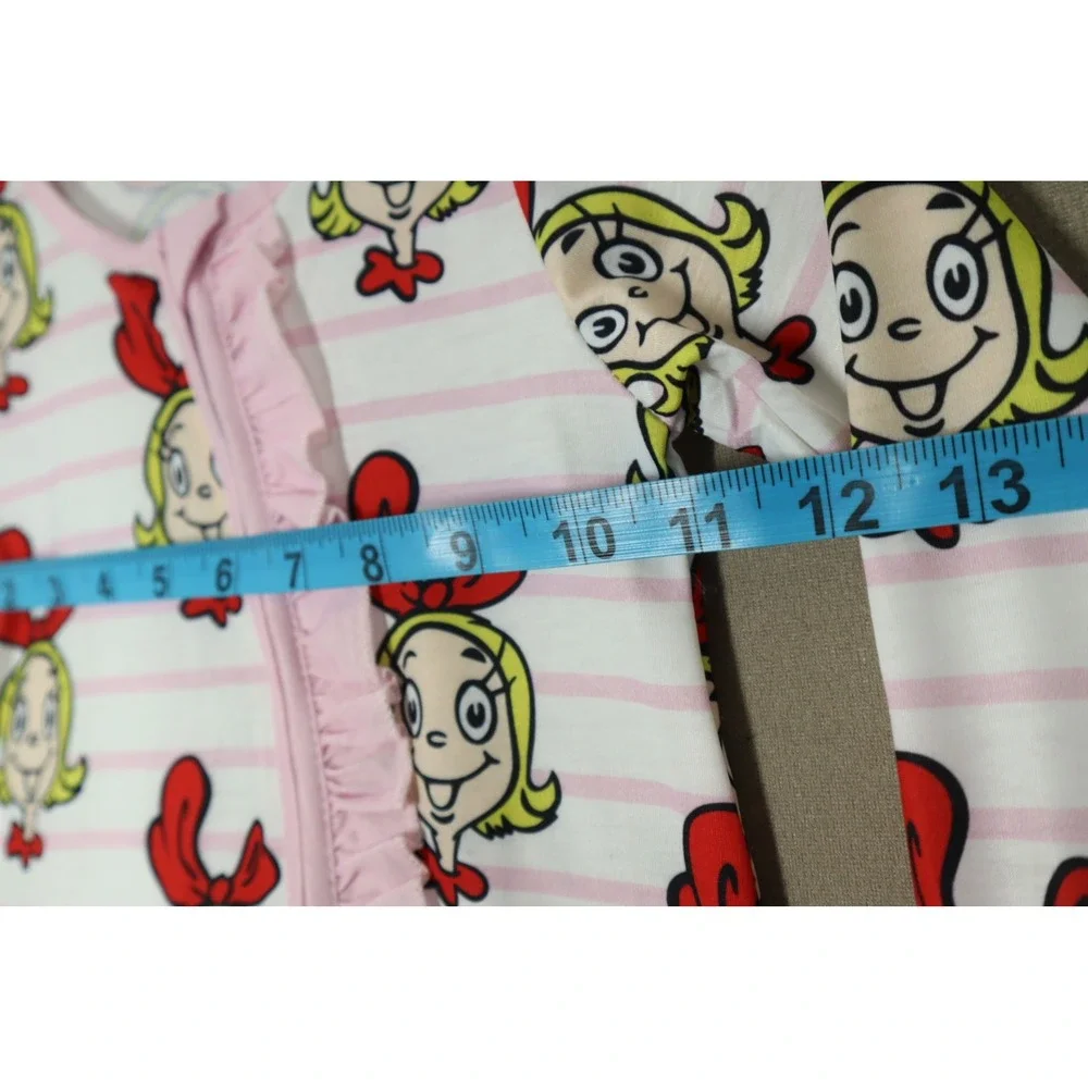 Cindy Lou Who Baby Girls Ruffle Sleeved Onesie - Size‎ 12-18M